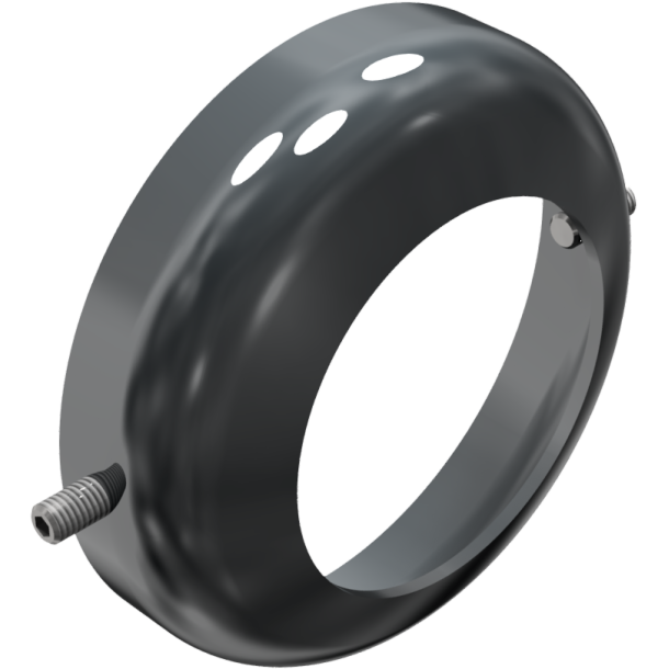 Ground rosette for post |  76 mm, for screw-fastening, galvanized and coated